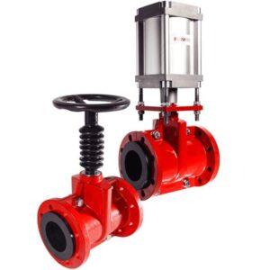 Flowrox PVG and PVEG pinch valves